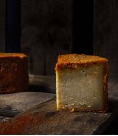 Smoked sweet paprika plant based cheese alternative