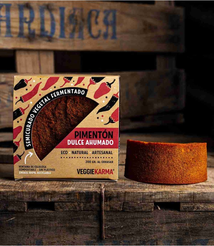 Plant based semi-cured with smoked sweet paprika