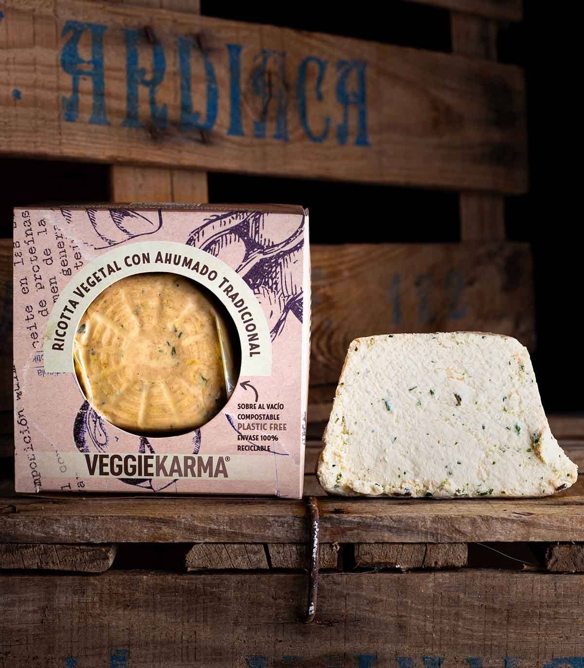 Vegan smoked ricotta