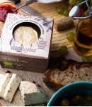 Vegan smoked ricotta with chive and basil