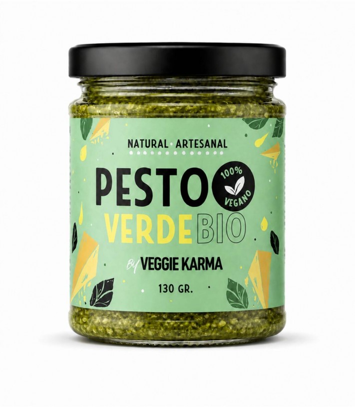 Basil pesto with italian style grated semicured 140 gr.*