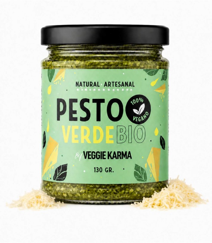 Basil pesto with italian style grated semicured 140 gr.*